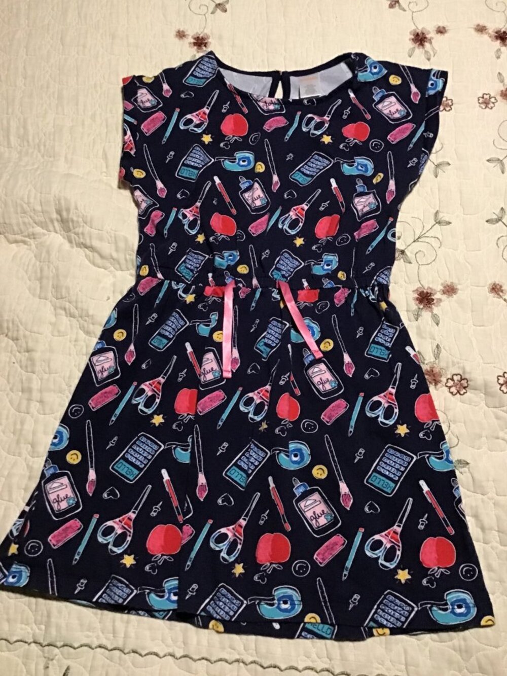 Gymboree School Themed Dress--Size 10, Nice Shape